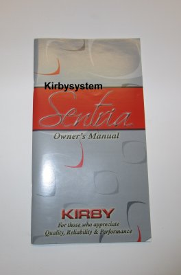 Kirby manual, Owner´s manual
